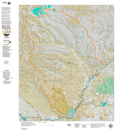 Co Bighorn Sheep Unit S75 Land Use, Kill Site, and Concentrations Preview 1