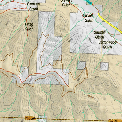 Co Bighorn Sheep Unit S75 Land Use, Kill Site, and Concentrations Preview 2
