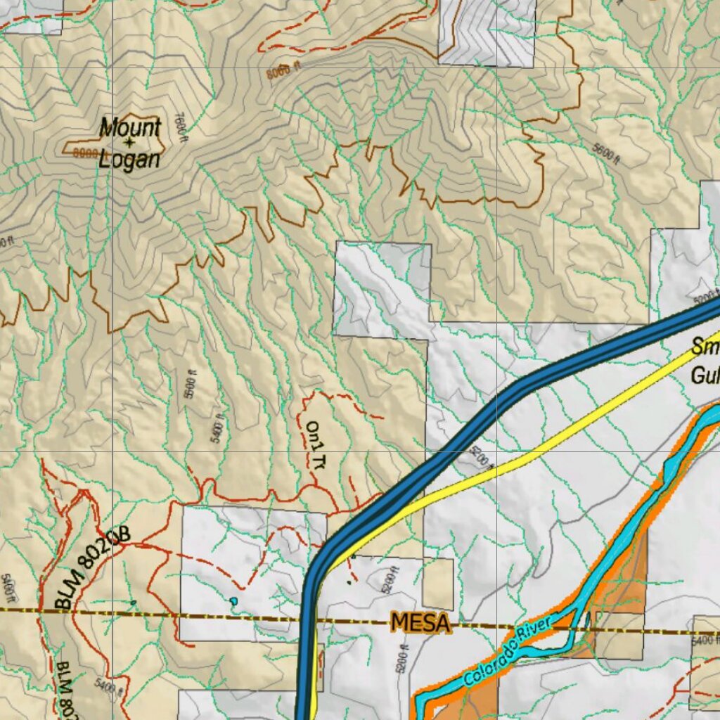 Co Bighorn Sheep Unit S75 Land Use, Kill Site, and Concentrations Map ...
