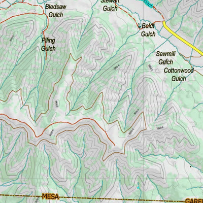 Co Bighorn Sheep Unit S75 Topo with Unit Boundaries Preview 2