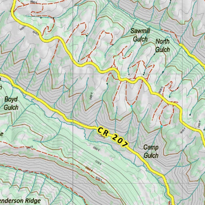 Co Bighorn Sheep Unit S75 Topo with Unit Boundaries Preview 3