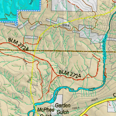 Co Bighorn Sheep Unit S77 Land Use, Kill Site, and Concentrations Preview 3