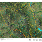 Co Bighorn Sheep Unit S77 Satellite Image with concentrations and kill sites. Preview 1
