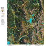 Co Bighorn Sheep Unit S78 Satellite Image with concentrations and kill sites. Preview 1