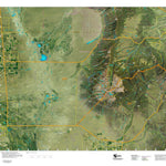 Co Bighorn Sheep Unit S8 Satellite Image with concentrations and kill sites. Preview 1