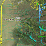 Co Bighorn Sheep Unit S8 Satellite Image with concentrations and kill sites. Preview 2