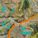 Co Bighorn Sheep Unit S8 Satellite Image with concentrations and kill sites. Preview 3