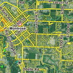 Co Bighorn Sheep Unit S80 Satellite Image with concentrations and kill sites. Preview 3