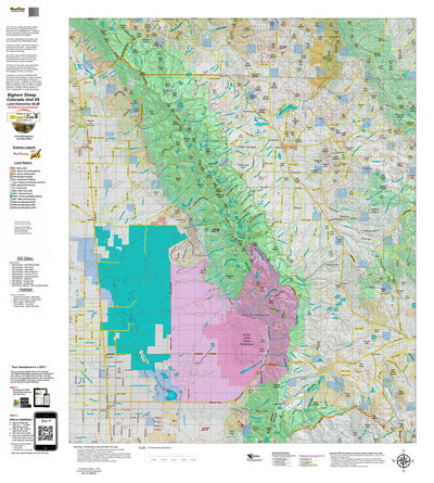 Co Bighorn Sheep Unit S9 Land Use, Kill Site, and Concentrations Preview 1