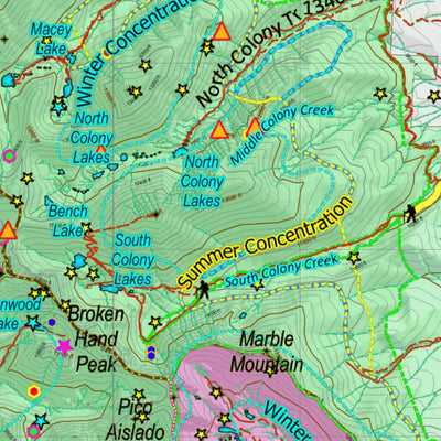 Co Bighorn Sheep Unit S9 Land Use, Kill Site, and Concentrations Preview 3