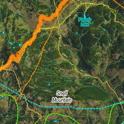 CO Moose Unit 12 Satellite Image with concentrations and kill sites. Preview 3