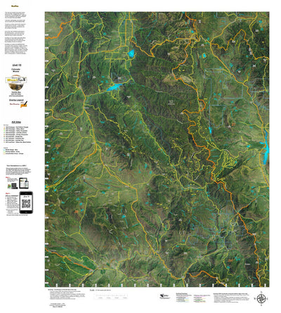 CO Moose Unit 15 Satellite Image with concentrations and kill sites. Preview 1