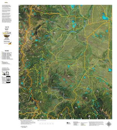 CO Moose Unit 16 Satellite Image with concentrations and kill sites. Preview 1