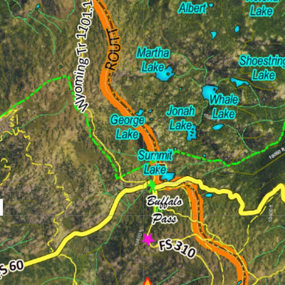 CO Moose Unit 16 Satellite Image with concentrations and kill sites. Preview 3