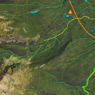 CO Moose Unit 161 Satellite Image with concentrations and kill sites. Preview 2