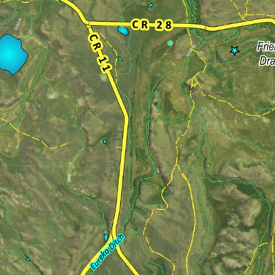 CO Moose Unit 17 Satellite Image with concentrations and kill sites. Preview 2