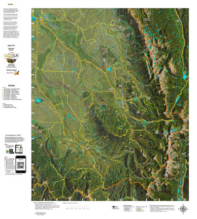 CO Moose Unit 171 Satellite Image with concentrations and kill sites. Preview 1
