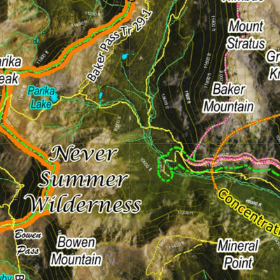 CO Moose Unit 171 Satellite Image with concentrations and kill sites. Preview 3