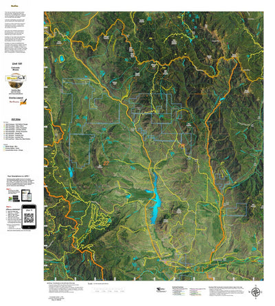 CO Moose Unit 181 Satellite Image with concentrations and kill sites. Preview 1