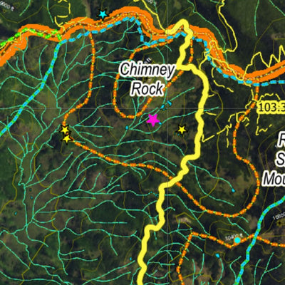 CO Moose Unit 181 Satellite Image with concentrations and kill sites. Preview 3