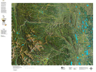 CO Moose Unit 19 Satellite Image with concentrations and kill sites. Preview 1