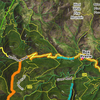 CO Moose Unit 19 Satellite Image with concentrations and kill sites. Preview 2