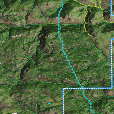 CO Moose Unit 191 Satellite Image with concentrations and kill sites. Preview 2