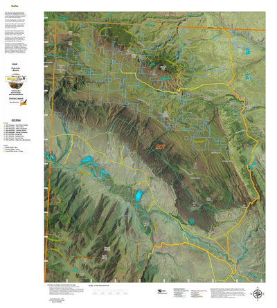 CO Moose Unit 201 Satellite Image with concentrations and kill sites. Preview 1