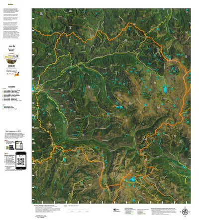 CO Moose Unit 24 Satellite Image with concentrations and kill sites. Preview 1