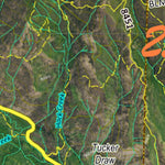 CO Moose Unit 25 Satellite Image with concentrations and kill sites. Preview 2