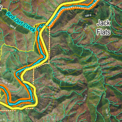 CO Moose Unit 25 Satellite Image with concentrations and kill sites. Preview 3