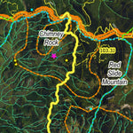 CO Moose Unit 27 Satellite Image with concentrations and kill sites. Preview 3