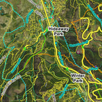 CO Moose Unit 28 Satellite Image with concentrations and kill sites. Preview 3