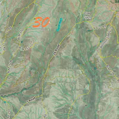 CO Moose Unit 30 Satellite Image with concentrations and kill sites. Preview 2