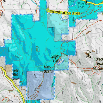 CO Moose Unit 38 Land Use, Kill Site, and Concentrations Preview 2