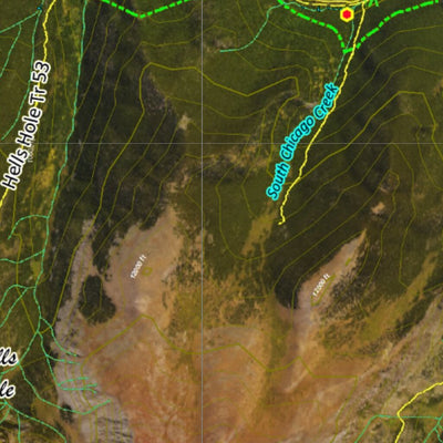 CO Moose Unit 39 Satellite Image with concentrations and kill sites. Preview 2