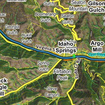 CO Moose Unit 39 Satellite Image with concentrations and kill sites. Preview 3