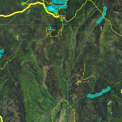 CO Moose Unit 4 Satellite Image with concentrations and kill sites. Preview 2