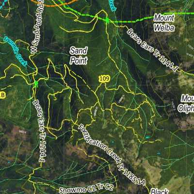 CO Moose Unit 4 Satellite Image with concentrations and kill sites. Preview 3