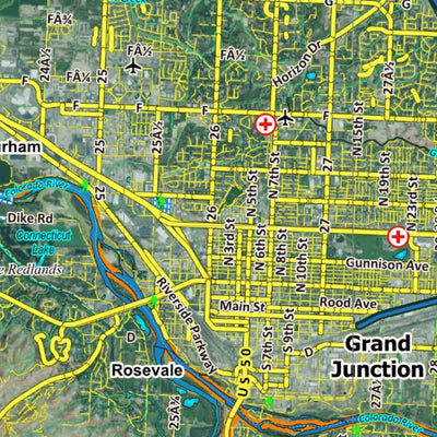 CO Moose Unit 40 Satellite Image with concentrations and kill sites. Preview 3