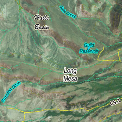 CO Moose Unit 41 Satellite Image with concentrations and kill sites. Preview 2