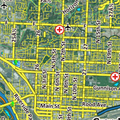 CO Moose Unit 41 Satellite Image with concentrations and kill sites. Preview 3