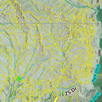 CO Moose Unit 411 Satellite Image with concentrations and kill sites. Preview 3