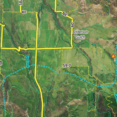 CO Moose Unit 421 Satellite Image with concentrations and kill sites. Preview 2