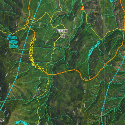 CO Moose Unit 43 Satellite Image with concentrations and kill sites. Preview 2