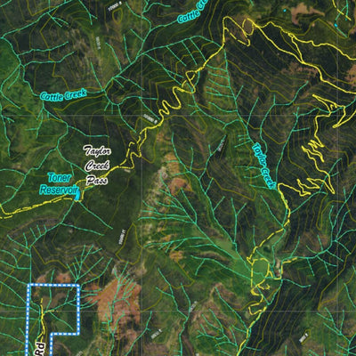 CO Moose Unit 444 Satellite Image with concentrations and kill sites. Preview 2