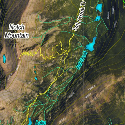 CO Moose Unit 45 Satellite Image with concentrations and kill sites. Preview 2