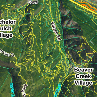 CO Moose Unit 45 Satellite Image with concentrations and kill sites. Preview 3