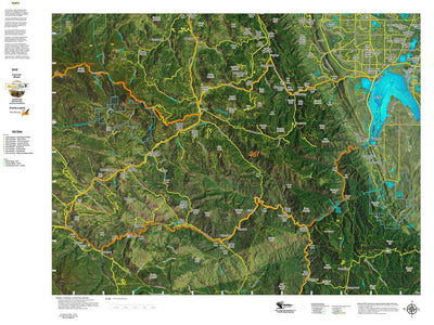 CO Moose Unit 461 Satellite Image with concentrations and kill sites. Preview 1
