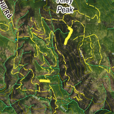 CO Moose Unit 461 Satellite Image with concentrations and kill sites. Preview 2